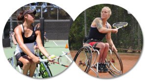Dana Mathewson and Kaitlyn Verfuerth Wheelchair tennis players